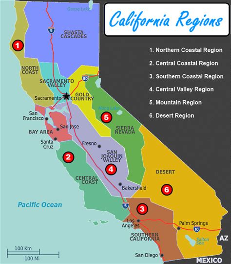 Nextlesson California Regions Grade 4 California Regions