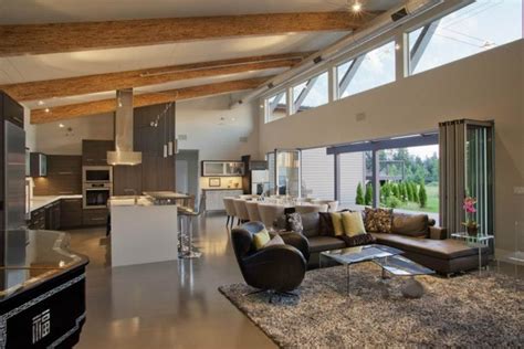 Warm Minimalism Modern Living Room Seattle By