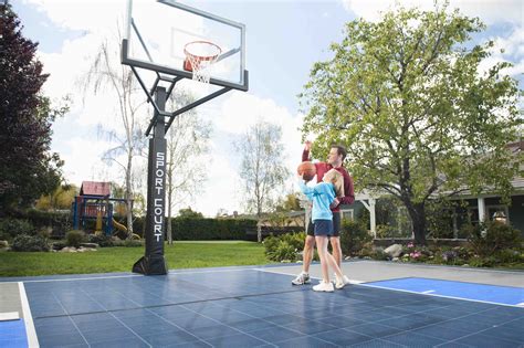 Great Shots You Can Perfect On Your Sport Court Backyard Basketball