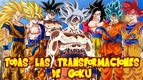 Las Mejores 130 Fotos De Todas Las Transformaciones De Goku