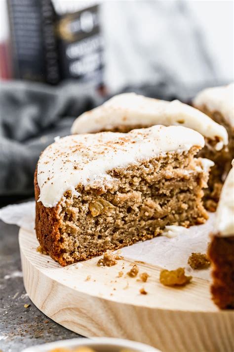 Applesauce Cake With Bourbon Raisins No Oil