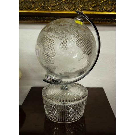 Waterford Crystal World Globe 40cm High