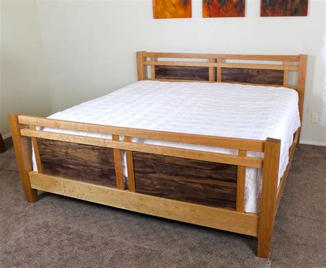 A standard simple king size bed frame may require two to five inches of extra space in addition to the width of the mattress. 260 - King Size Bed - The Wood Whisperer