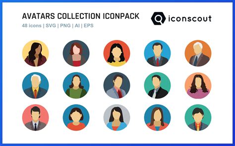 600 User Avatar And People Faces Icons Ai Svg Eps Png Iconscout