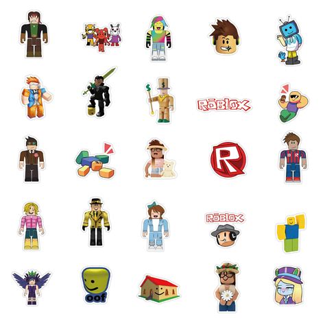 100pcs Roblox Game Sticker For Phone Notebook Case Laptop Waterbottles