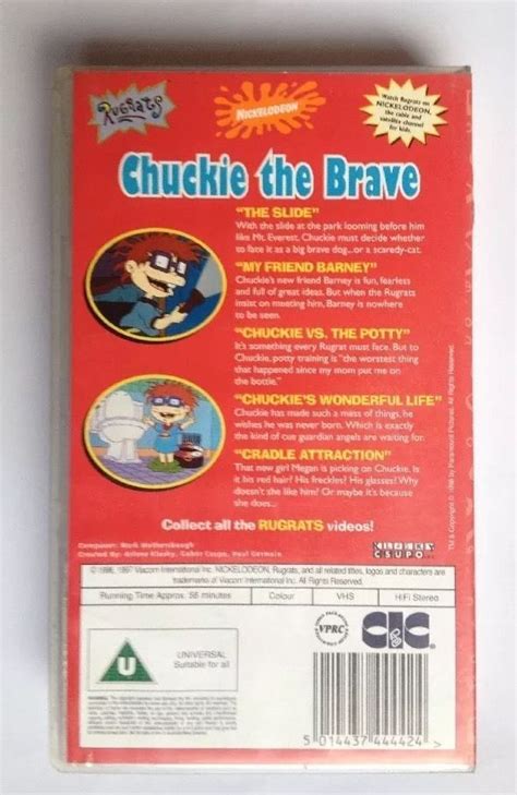 Rugrats Chuckie The Brave Vhs 1997 For Sale Online Ebay