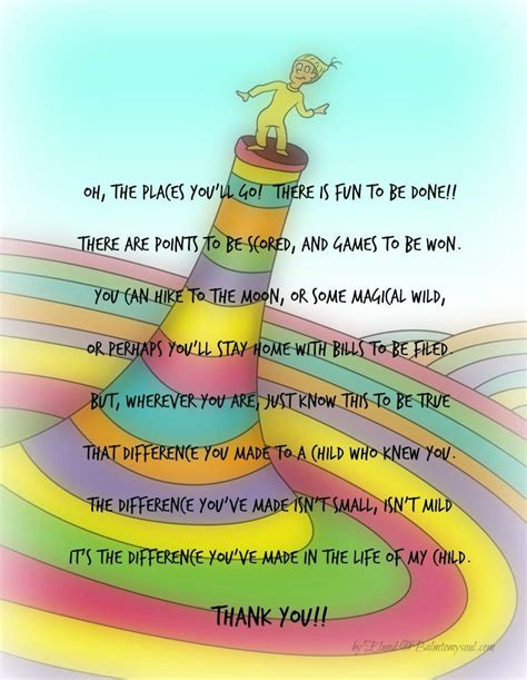 dr seuss oh the places youll go part i this is one of my oh the places youll go class poem