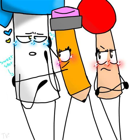 This video is about the couple is going to take a picture. bfdi pen x pencil fan fiction - tired - Wattpad
