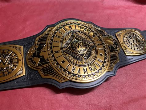 2019 Intercontinental Championship Adult Sized Replica Belt Releather