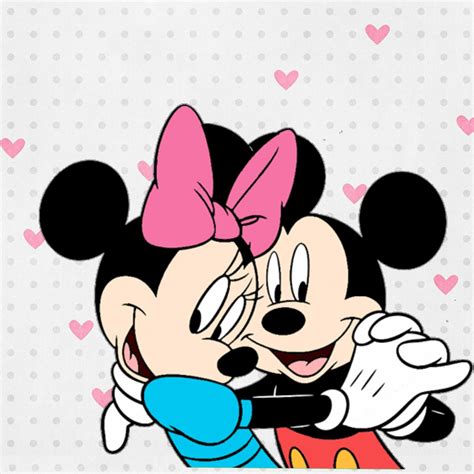 Mickey And Minnie Enjoying A Little Dance Together Mickey Mouse