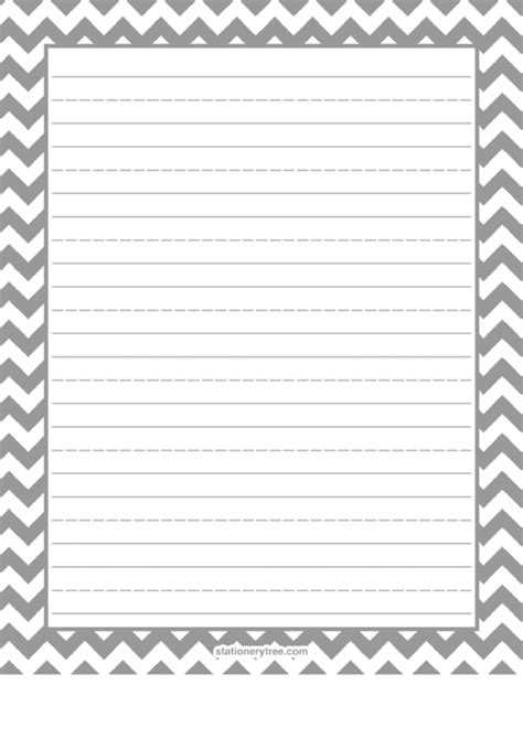 Free Printable Lined Paper With Border 7 Best Images Of Printable