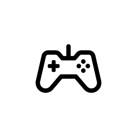 Gamepad Icon Design Vector Symbol Game Gaming Controller Joystick