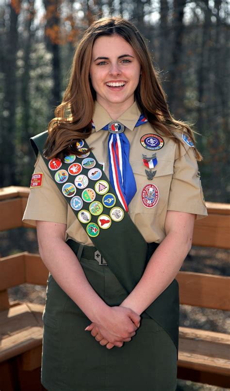 Brenna Futrells Journey To Becoming The First Female Aquia District Eagle Scout A Leader