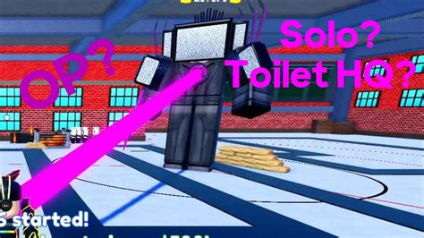 Can 1 Upgraded Titan Cineman Beat Toilet Hq Roblox Toilet Tower Defense Youtube