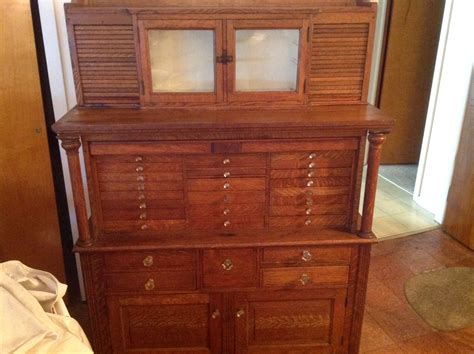 Research our price guide with auction results on 32 items from $24 to $9,150. Antique Oak Dental Cabinet « Obnoxious Antiques