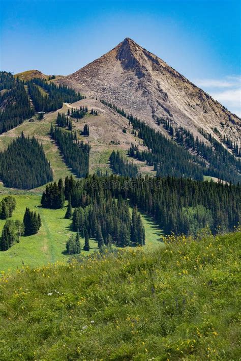 Crested Butte Colorado Mountain Landscape Stock Photo Image Of Scenic