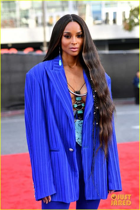 Photo Ciara Goes Bold In Blue For Amas 04 Photo 4393073 Just Jared Entertainment News
