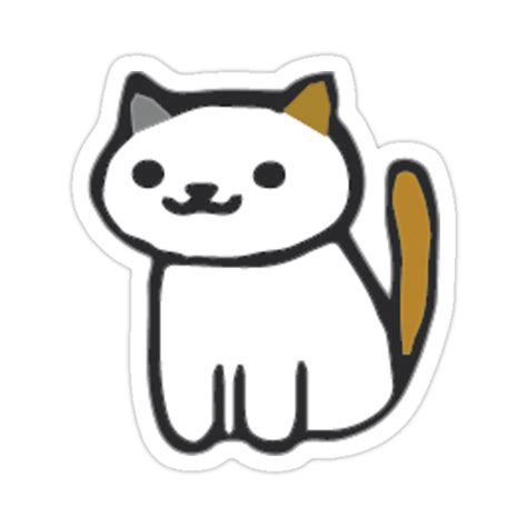 Cute Cat Stickers Stickers By Slau2 Redbubble