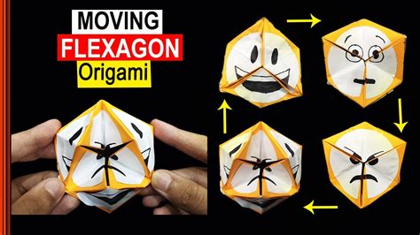 Origami Moving Flexagon Tutorial Salem Art And Craft Youtube