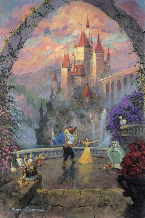 Disney Fine Art Disney Fine Art Beauty And The Beast Art Beauty And The Beast Wallpaper