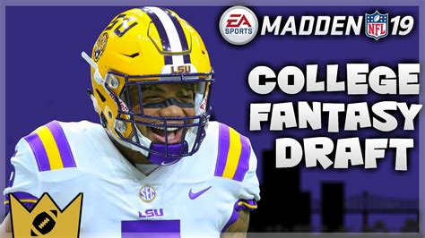 Doddery explains how you can draft superstars in madden 20. COLLEGE FOOTBALL FANTASY DRAFT IN MADDEN 19! - YouTube