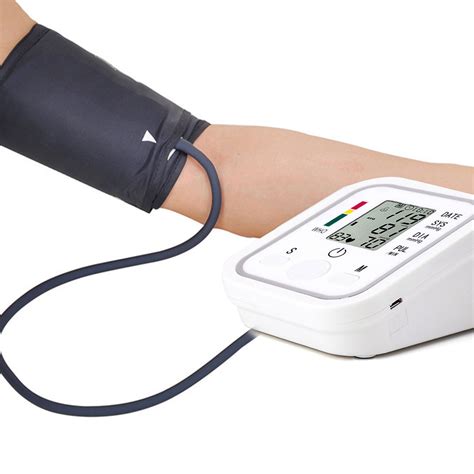 Automatic Lcd Digital Blood Pressure Monitor Heart Meter Upper Pulse