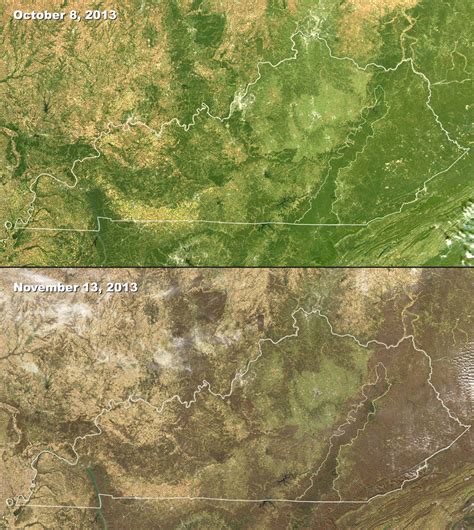 Satellite Images Of Kentucky Geography