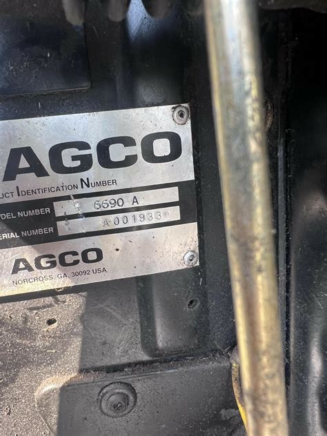 Agco Allis 6690 Tractor 27900 Machinery Pete