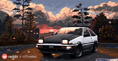Ae 86 Pixelart Jdm Wallpaper Best Jdm Cars Pixel Art