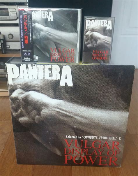 Pantera Vulgar Display Of Power Vinyl Cd Cassette Photo Metal Kingdom