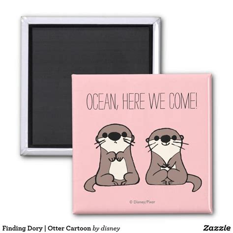 Finding Dory Otter Cartoon Magnet