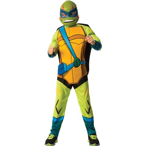 Teenage Mutant Ninja Turtles Rise Leonardo Deluxe Costume Size 6 8 Big W