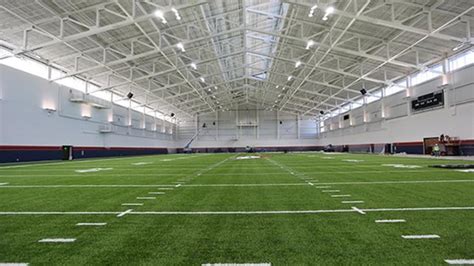 First Look At New Indoor Practice Facility