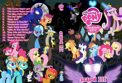 Mlp Fim Season Iii Cover By Jedieldaniel On Deviantart