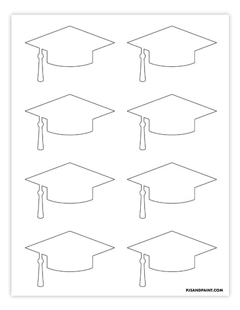 Pin On Printable Patterns At Patternuniverse Com Graduation Hats