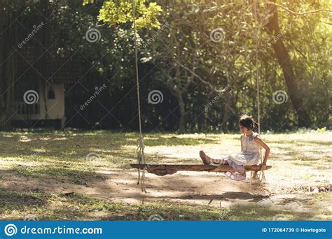Sad Girl Feeling Alone In The Park Lonely Concepts Beautiful Toddler