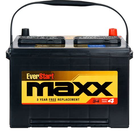 Everstart Maxx Lead Acid Automotive Battery Group 34n