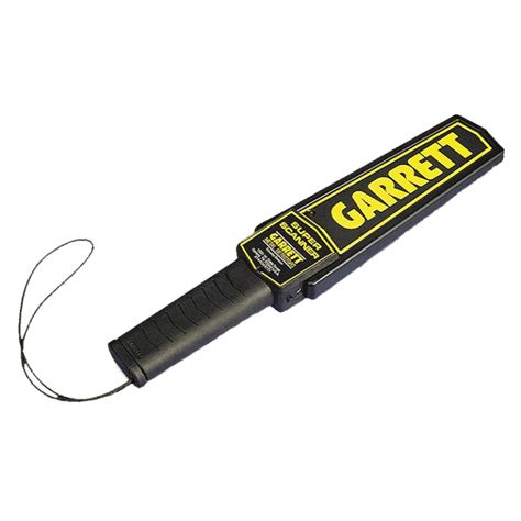 Have a shorter life per charge. Garrett Super Scanner | Metal Detectors | DOS Group