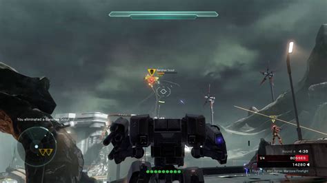 4k Halo 5 Warzone Firefight On Prospect Oni Mantis On Patrol Youtube