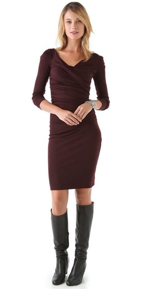 How To Pair Boots With Dresses With Images Dress With Boots