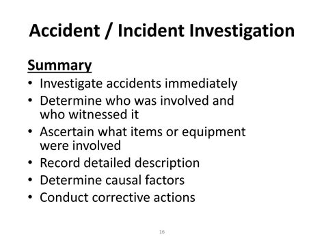 Ppt Accident Incident Investigation Process Powerpoint Presentation