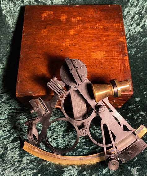 zero stock antique marine sextant made by c plath hamburg germany antiques hamburg germany