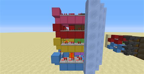 Survival minecraft smallest storage silo bulk storage with indicator light. Mass Storage Silo- With Symmetrical Lamp Indicators ...
