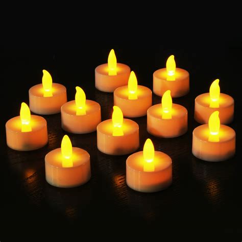 Flickering Flameless Led Votive Candles Novelty Place