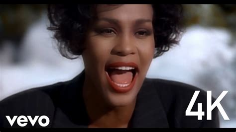 Whitney Houston I Will Always Love You Official K Video Youtube
