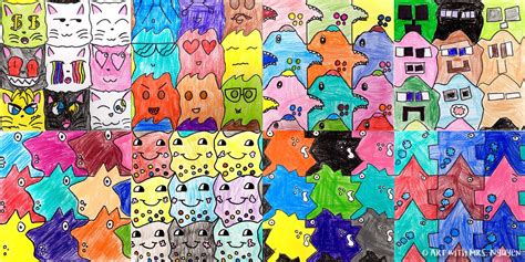 Tessellation Monsters 20 5th Art With Mrs Nguyen