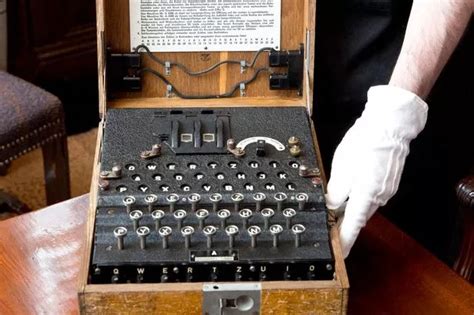 Enigma Machine Used By Nazis To Send Coded Messages During Ww2 Set To