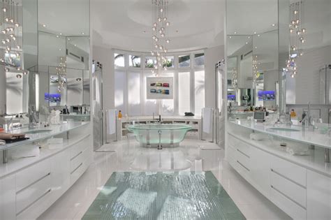 The White House Contemporary Bathroom Miami By Boca Theater And