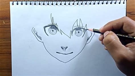 How To Draw Isagi Yoichi From Blue Lock Easy Anime Drawings