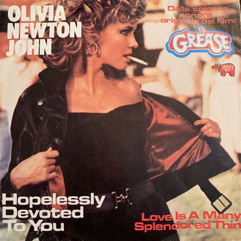 Hopelessly Devoted To You Italy Olivia Newton John Singer Vinyl